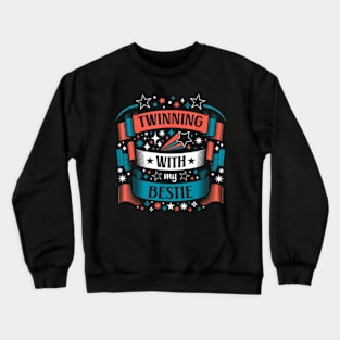 Friends Matching Spirit Week Twins Day Crewneck Sweatshirt